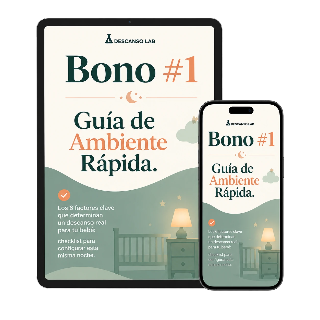 Bono #1: Guía de Ambiente Rápida — vista previa en tablet y celular